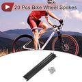 Bicycle Spokes 216mm Replacement Set for 13G Wheel (304 Stainless) (20)
