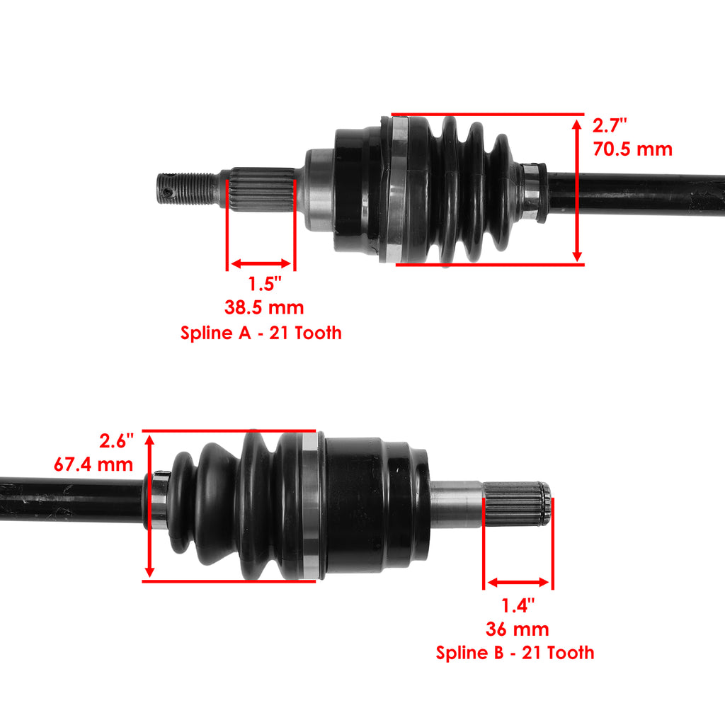 Front Right Complete CV Joint Axle Replacement for Honda Rincon TRX680FA (2006–2023)