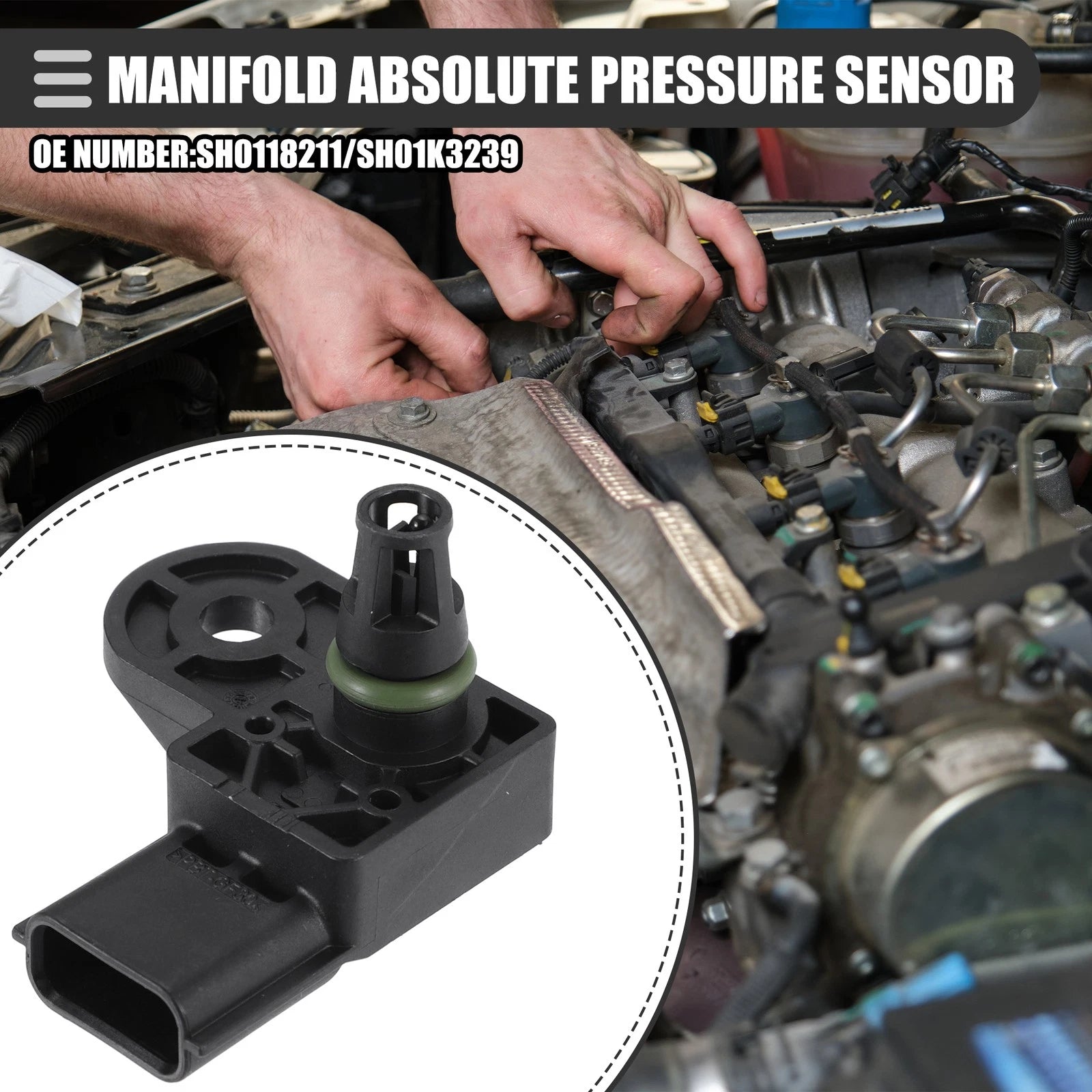 MAP Sensor Manifold Absolute Pressure Replacement for Mazda 3 (2014–2018)