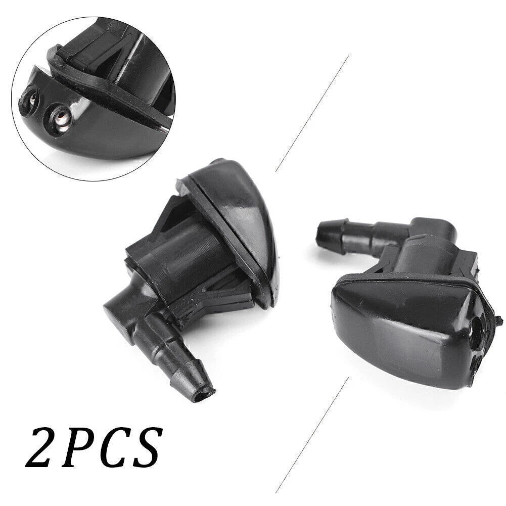 2X Windshield Washer Wiper Water Spray Jet Nozzle for Jeep Commander (2006–2010)