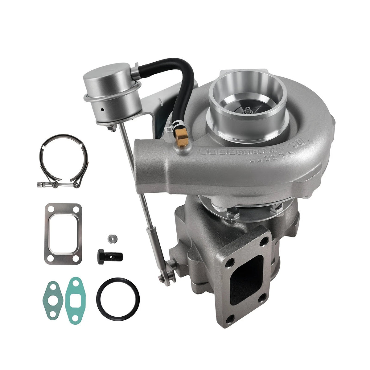 Billet Turbocharger T3 T04E V-Band .63 A/R .5 A/R Internal Wastegate 420hp