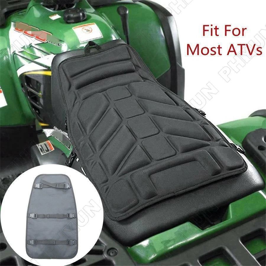 Seat Cover for Motorcycle ATV UTV (Waterproof, Adjustable Straps)