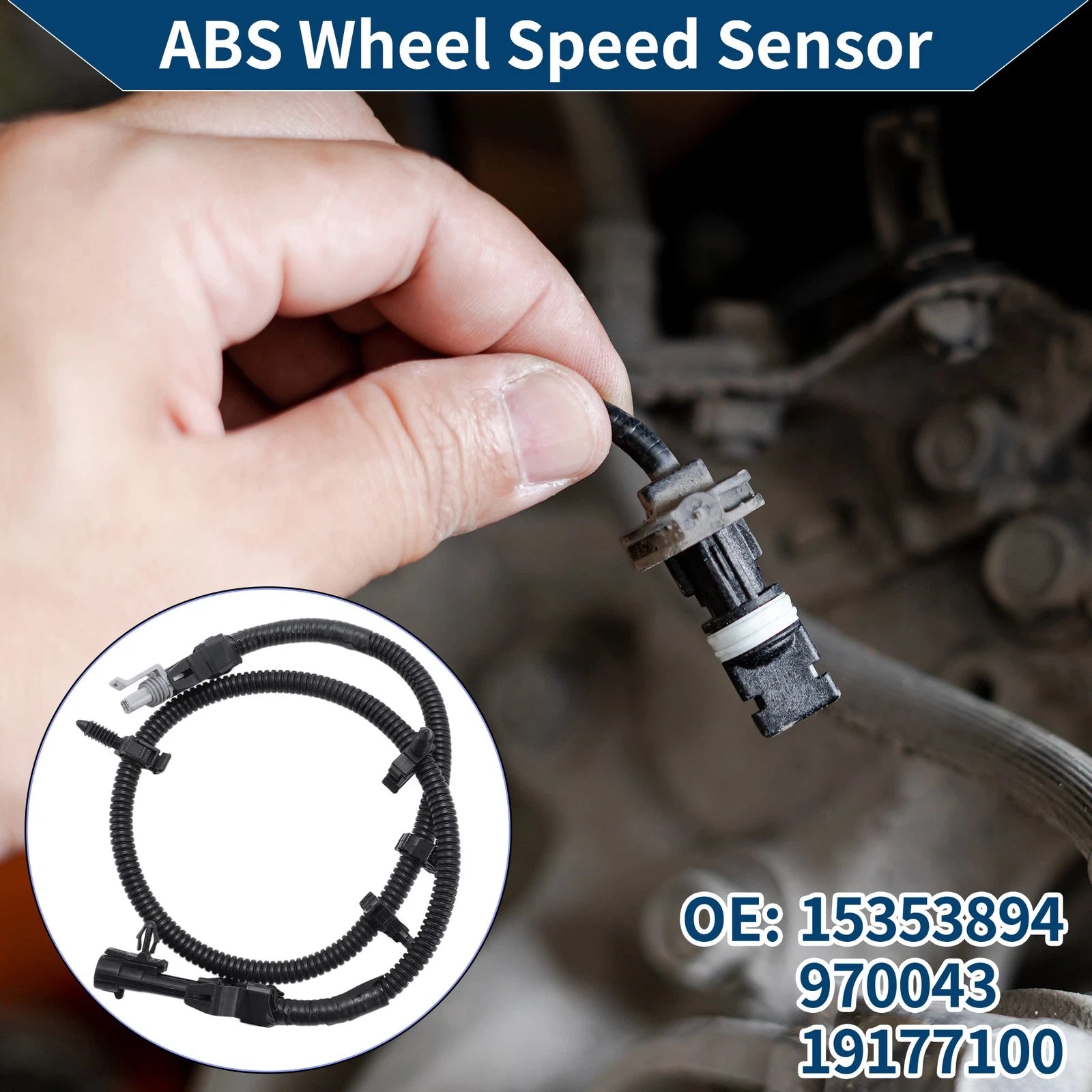 ABS Wheel Speed Sensor Front Left for Chevrolet Venture (2001–2003)
