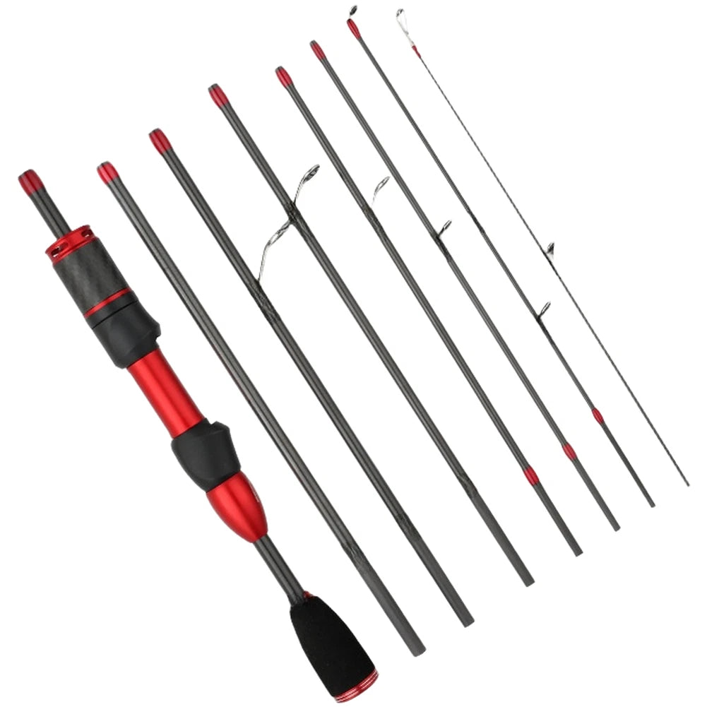 Lightweight Carbon Fiber Telescopic Trout Rod 1.6m 1.8m 8-Section