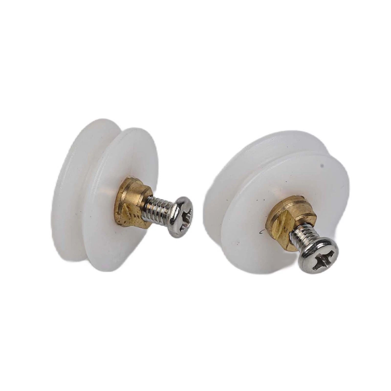 Set of 4 Rust Resistant Shower Door Rollers 22mm Grooved