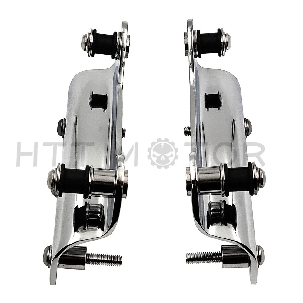 4-Point Docking Hardware Kit for Harley Touring (2009–2013) FLHR FLHT FLHX FLTR Chrome