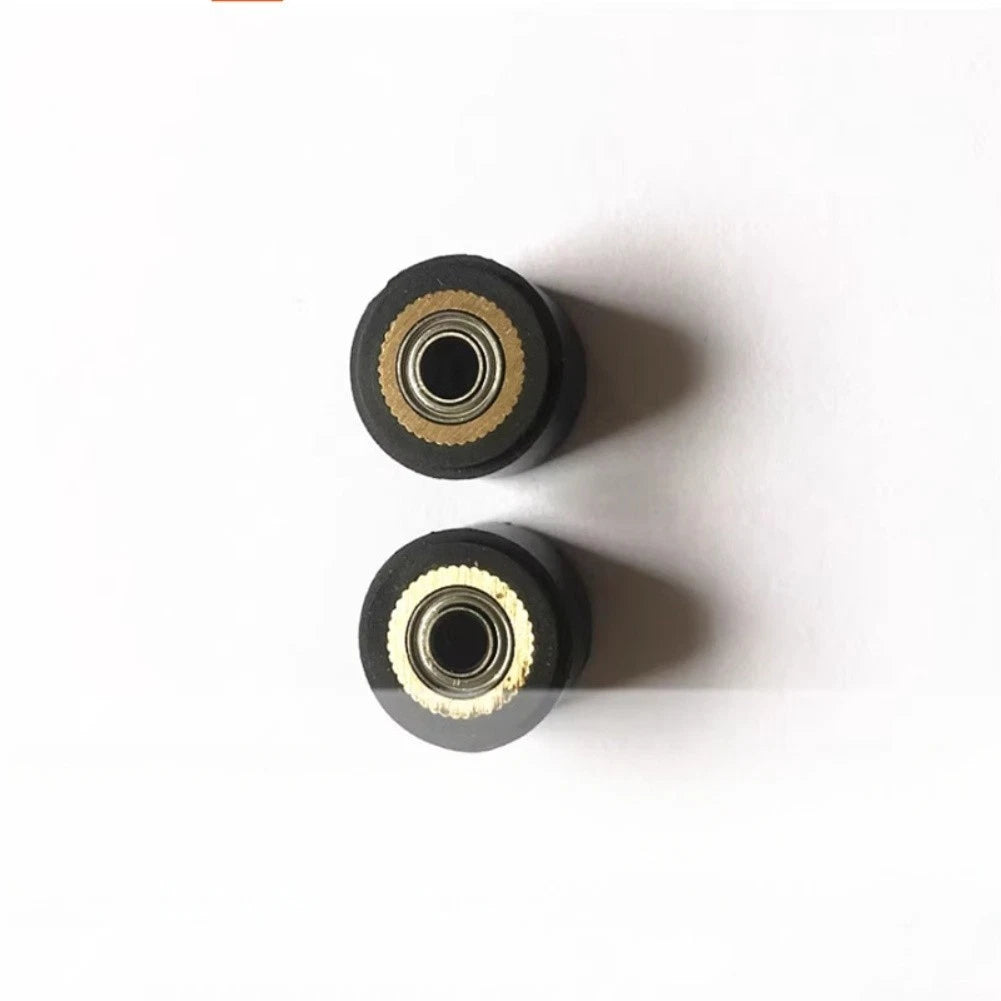 Set of 4 Brass Press Rollers with Bearings 4x11x16mm for Engraving Tools