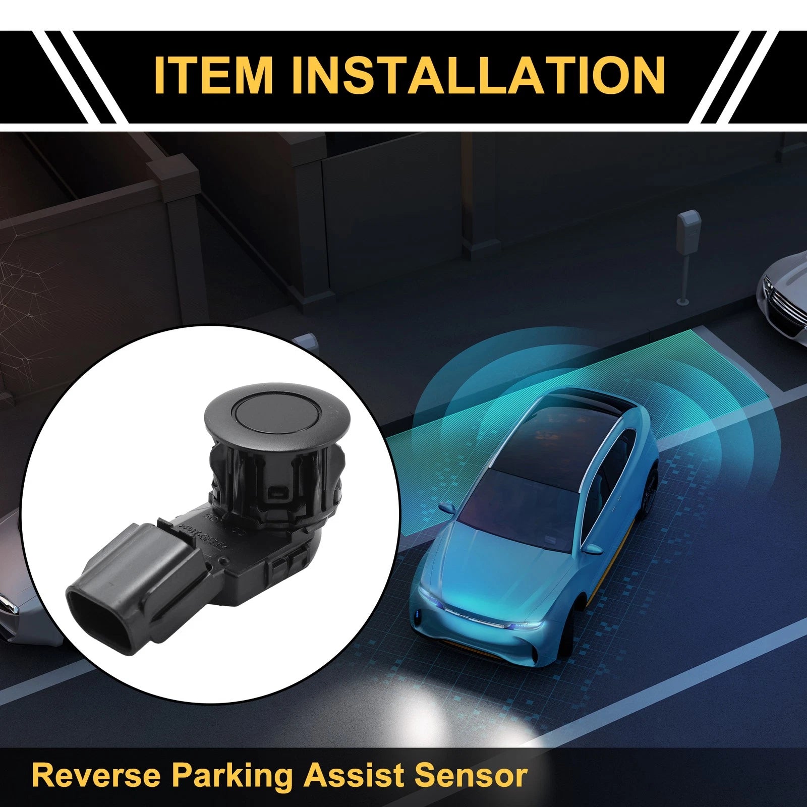 4 Pcs Bumper Reverse Backup Parking Sensor for Toyota Tundra (2014–2021)
