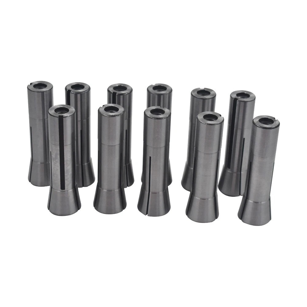 11Pcs R8 Spring Collet Set for CNC Machines (Various Sizes)