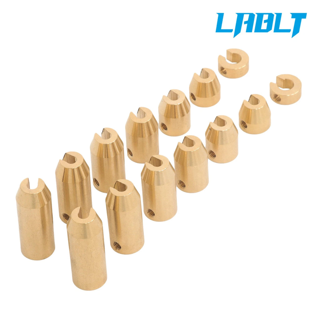 14 Pack Motorcycle Reusable Brass Wheel Spoke Balance Weights