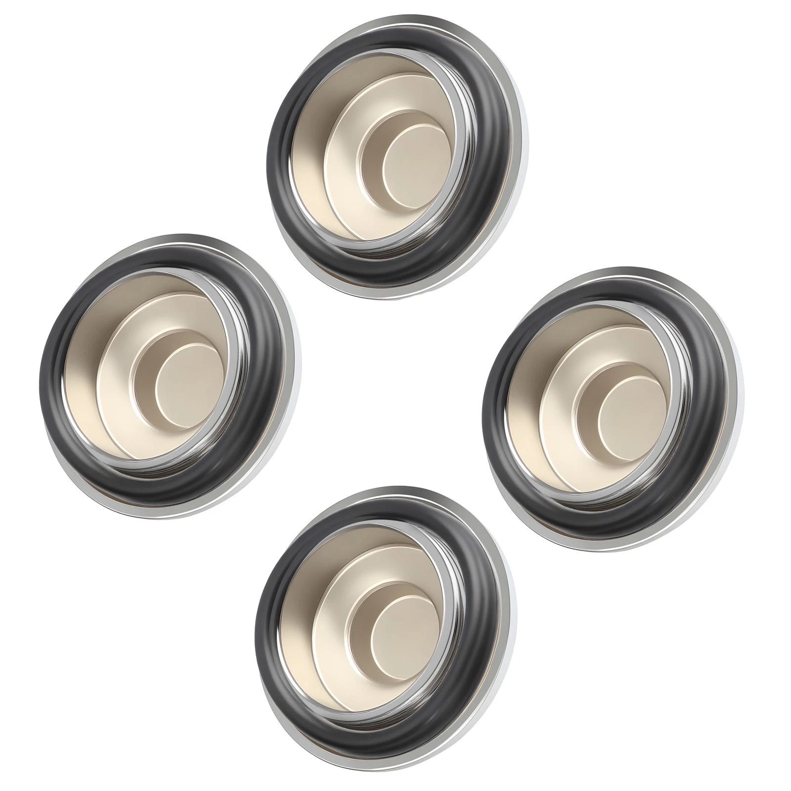 Set of 4 Engine Valve Tappet Adjustment Cover Caps for Honda TRX 250 300 350 400 450 500