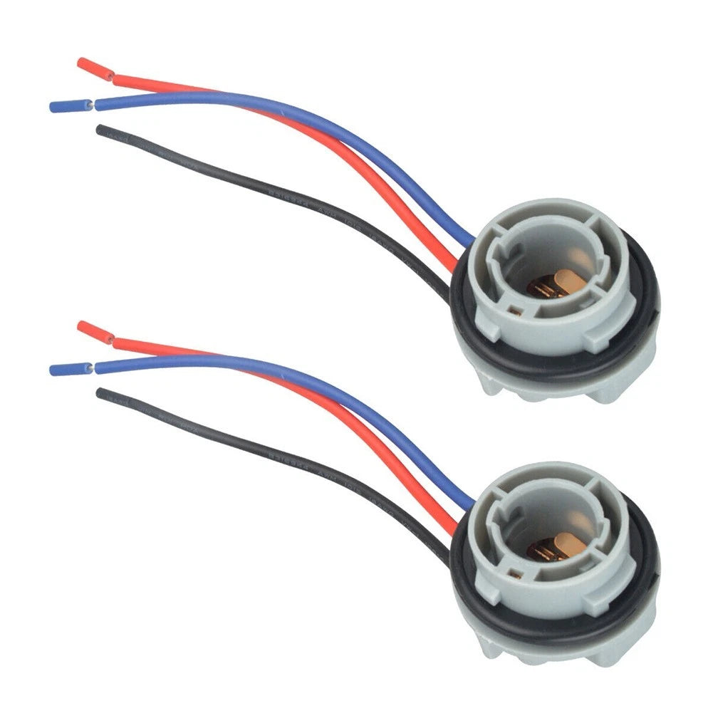 1157 LED Stop Brake Turn Light Bulb Socket Harness for Universal