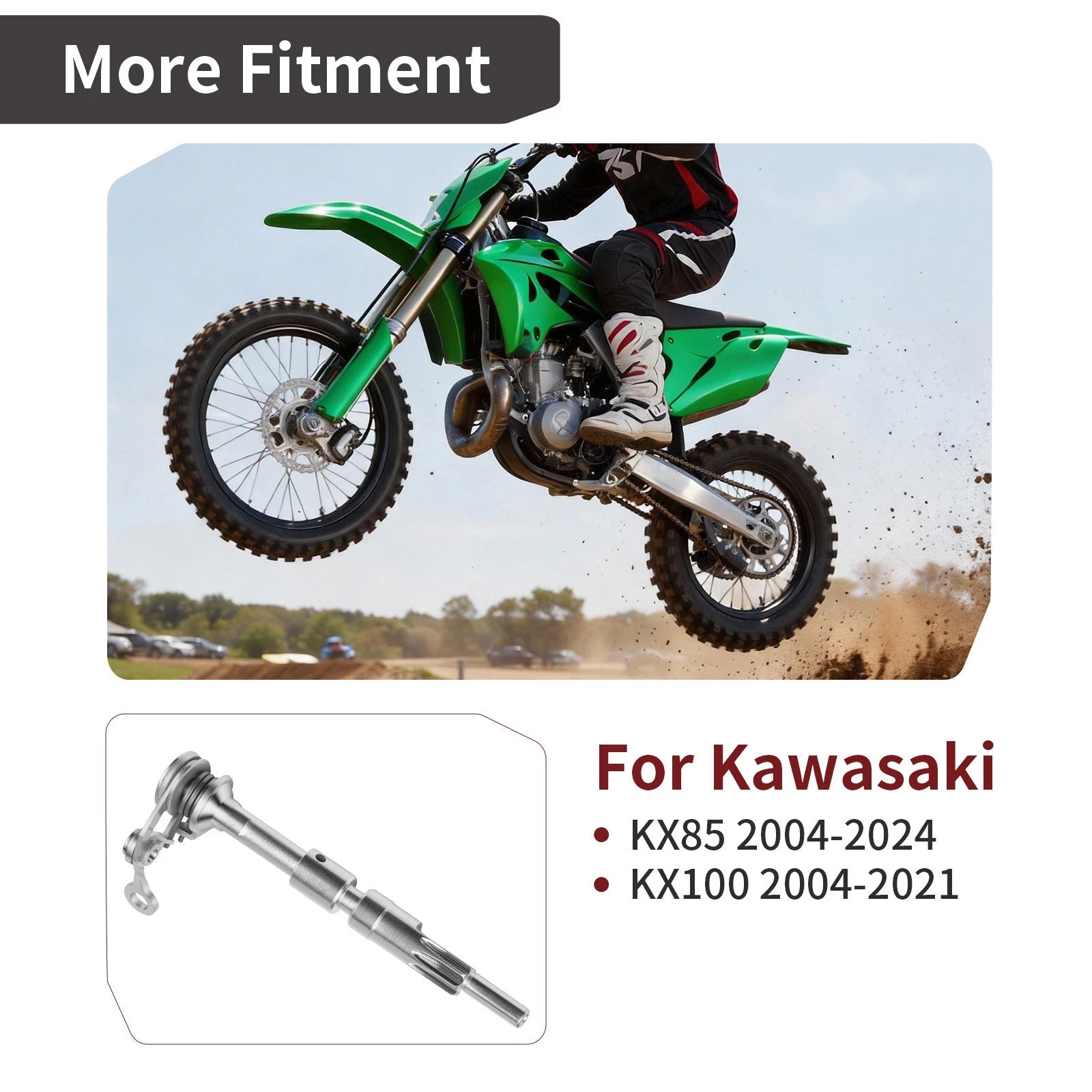Power Valve Actuator Linkage Lever for Kawasaki KX85 KX100 (2004–2024)