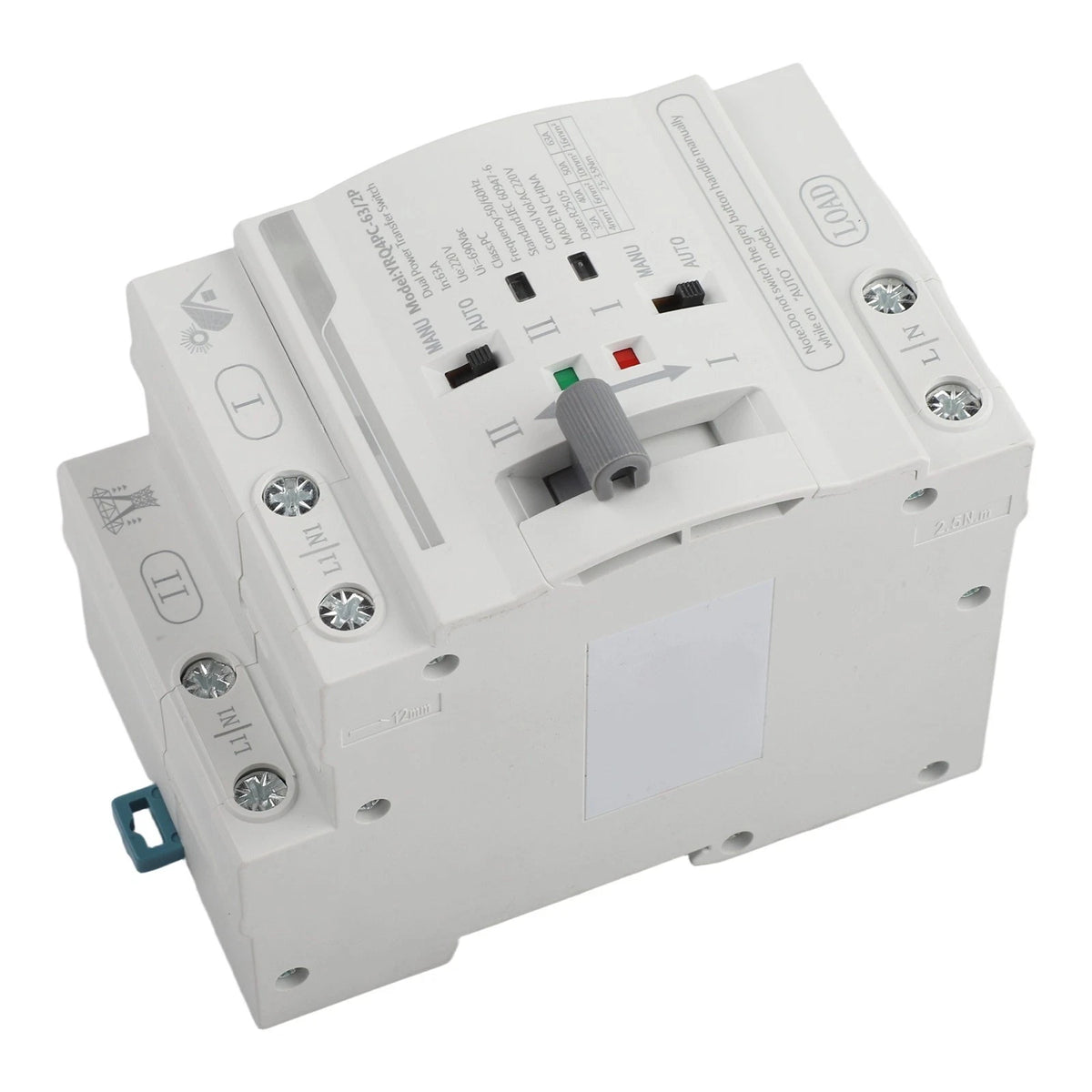 2P 63A Automatic Transfer Switch for Solar Systems