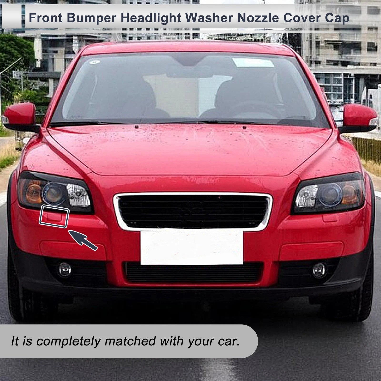 Headlight Washer Nozzle Cover Cap for Volvo C30 (2007–2013)