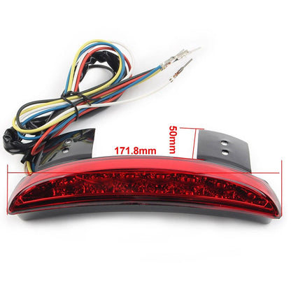 Red LED Rear Fender Edge Brake Tail Light for Harley Breakout Bobber