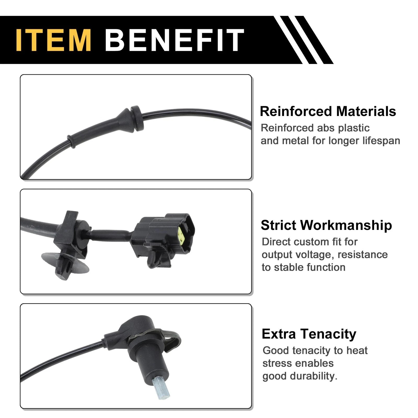 ABS Wheel Speed Sensor Replacement for Chevrolet Aveo Rear Right (2003–2011)