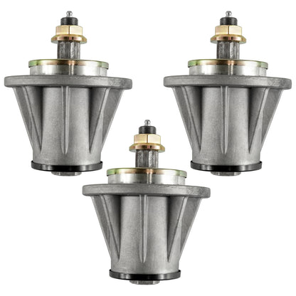 3x Complete Spindle Assembly Heavy Duty for Husqvarna Mowers (2007–2016)