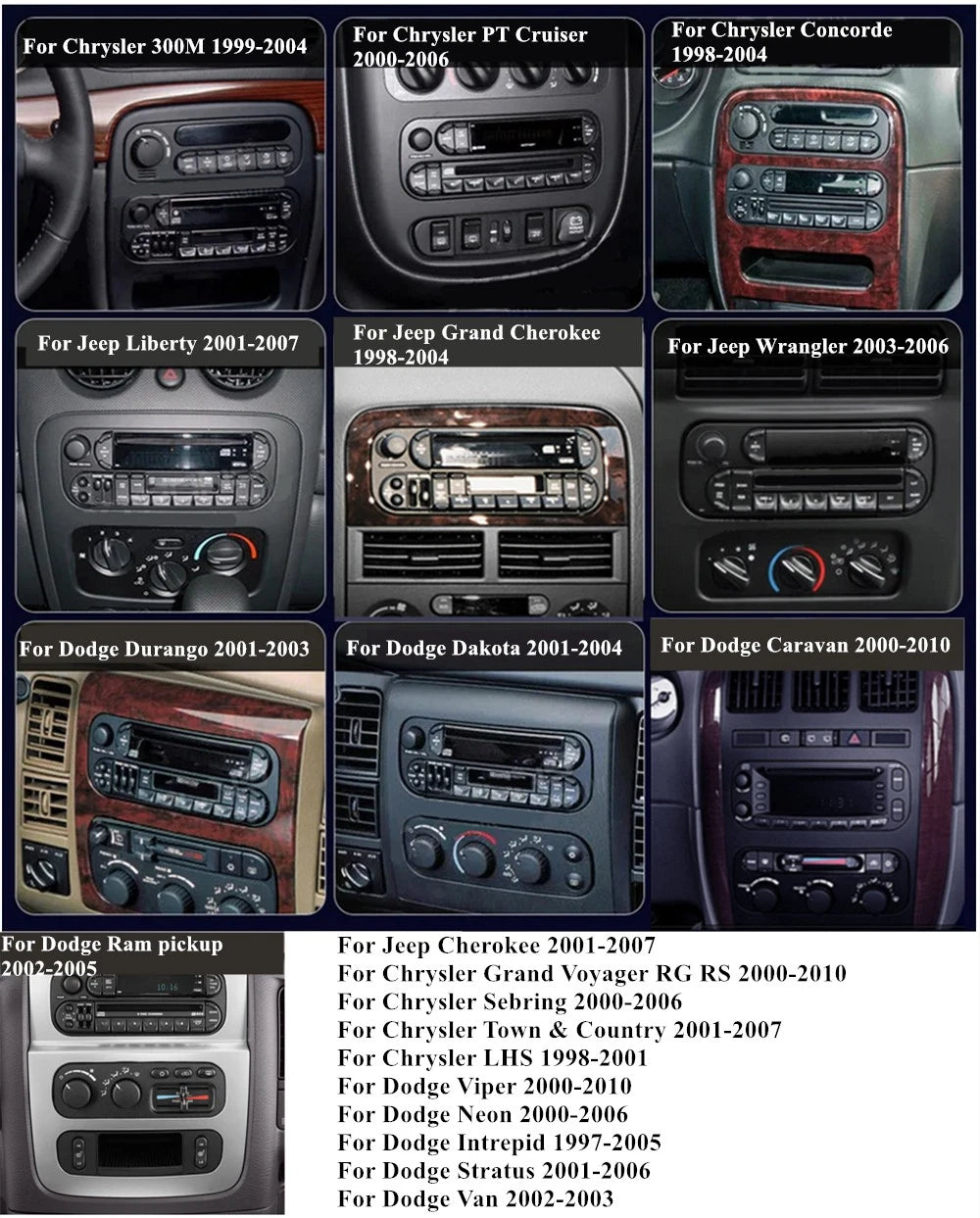6.8'' Car Stereo GPS Navigation for Jeep Wrangler (2011–2018)