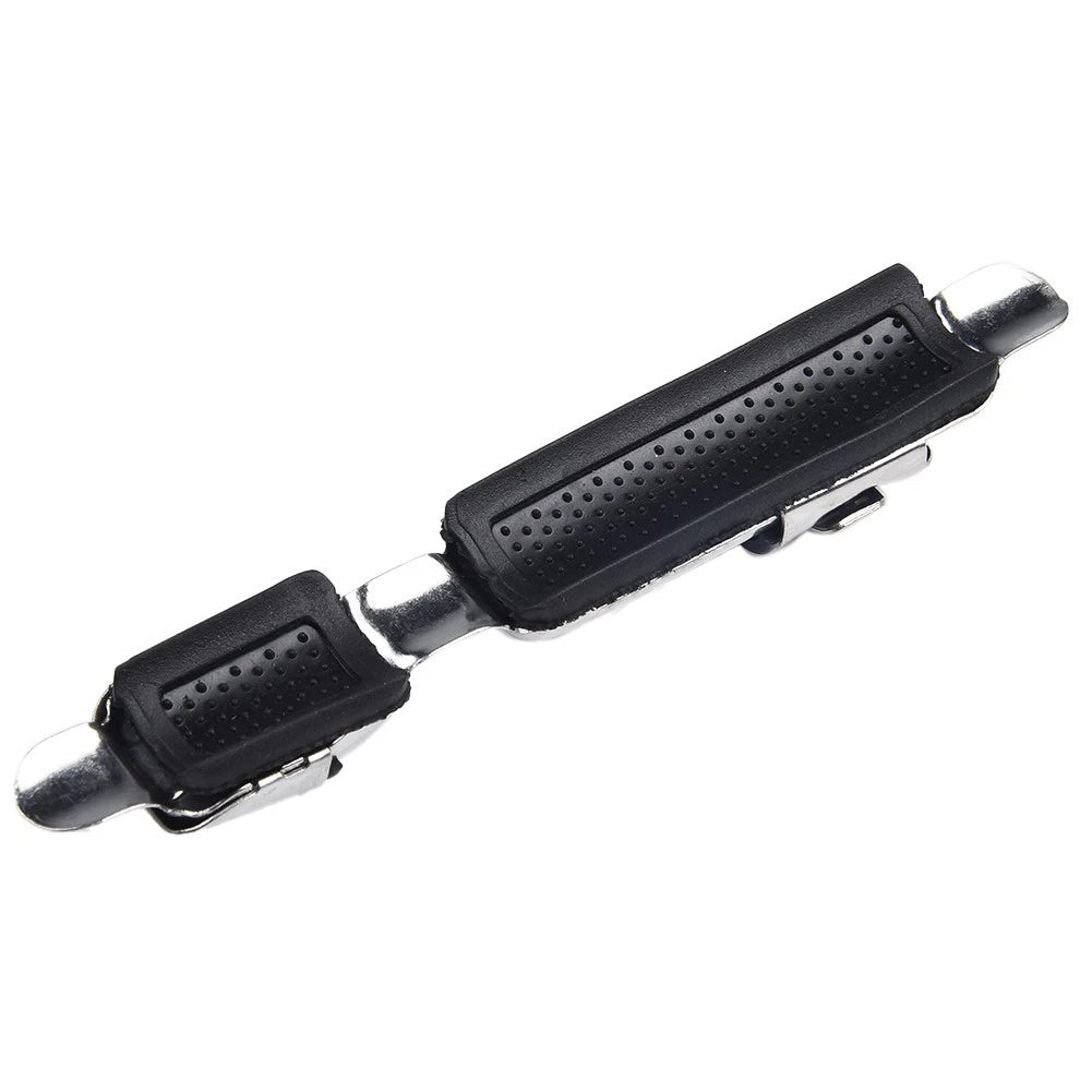 Reel Holder for Professional Use - Silver Soft Rubber Pad Stainless Steel