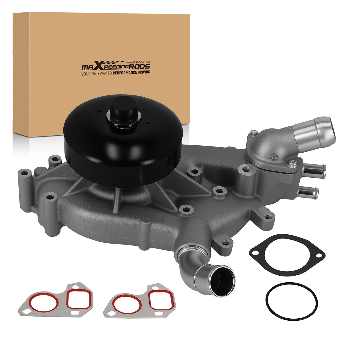 Coolant Pump & Thermostat for Chevy Silverado Tahoe GMC 4.8L 5.3L 6.0L (2000–2023)