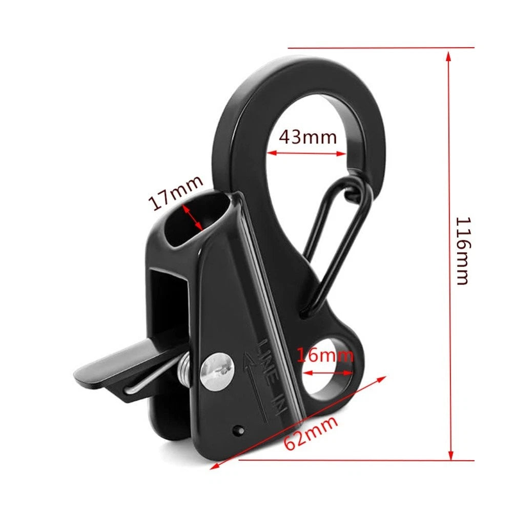 Adjustable Line Clips for Mooring Boats (Compact, Easy Installation)
