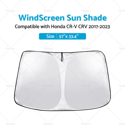 Wind Screen Sun Shade for Honda CR-V (2017–2023) UV Block Foldable