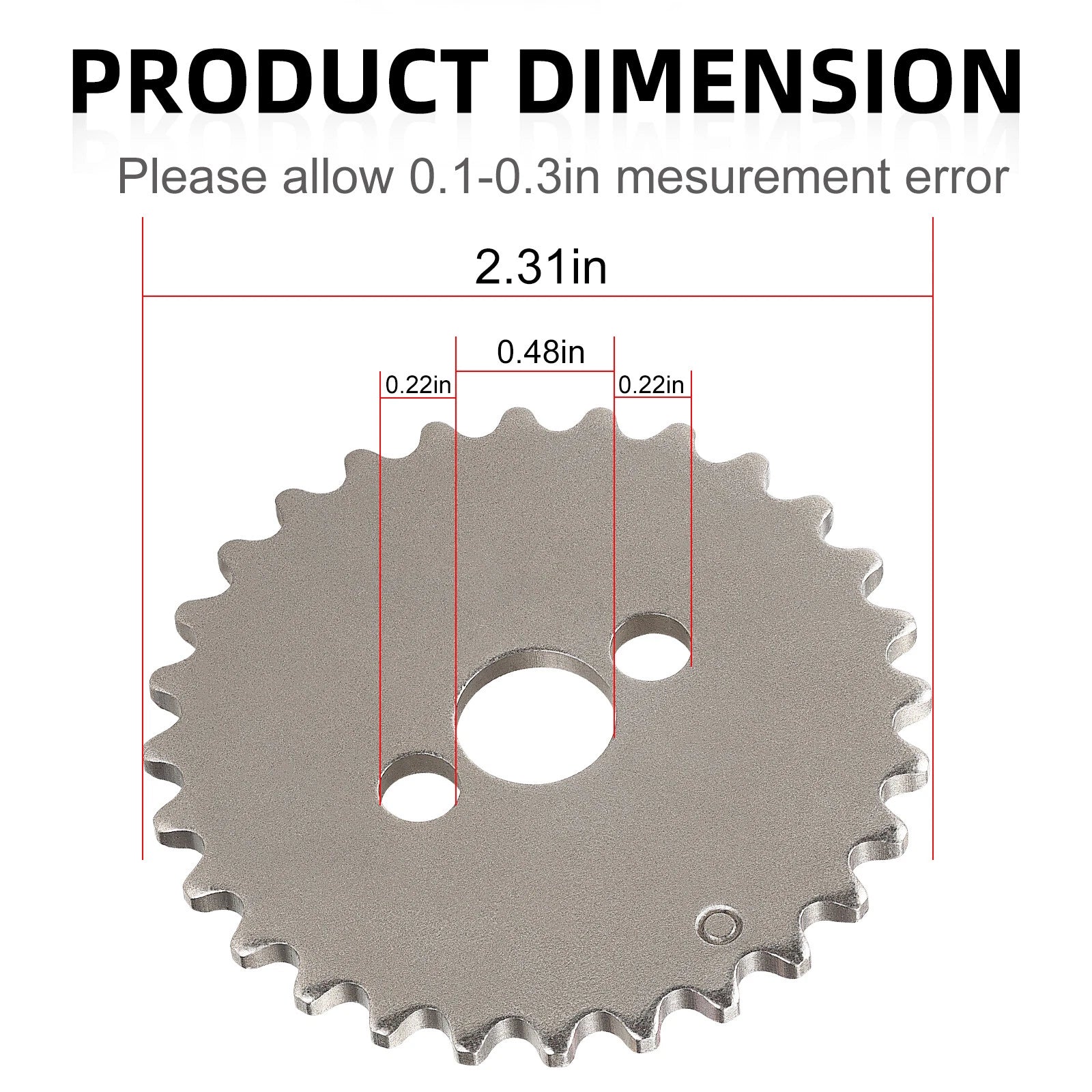 Camshaft Cam Sprocket Gear Timing for Honda XR75 (1973–1978) XR80 (1979–1984)