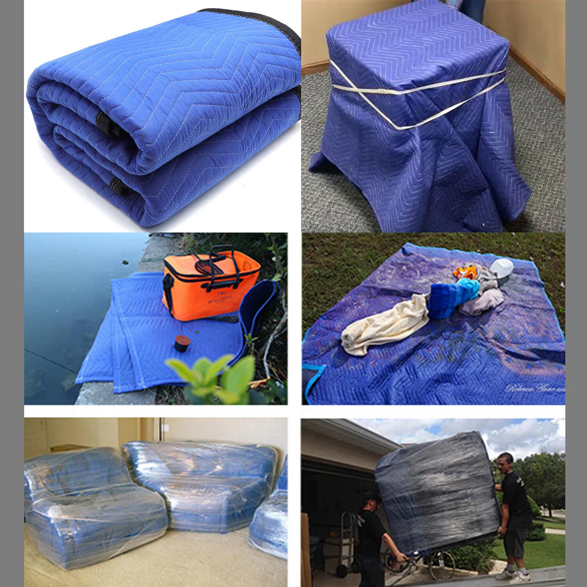 1PC Extra Thick Furniture Moving Packing Blanket for Shipping