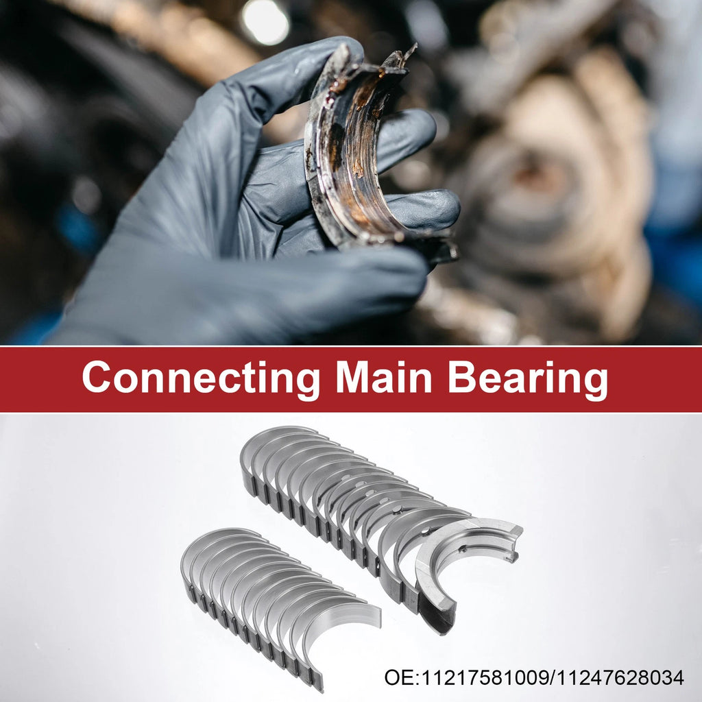 Engine Main and Connecting Rod Bearing Kit Replacement for BMW 125i (2006–2013)