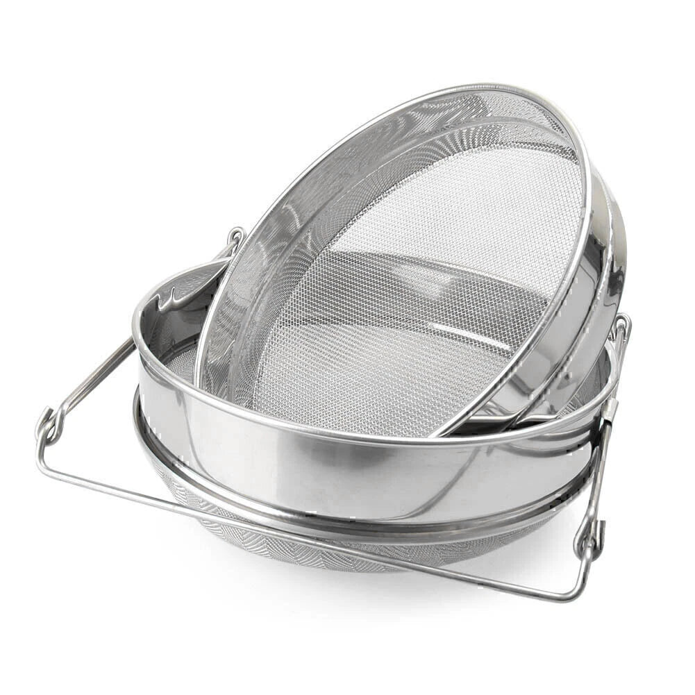 Adjustable Double Honey Sieve Strainer Filter for Beekeeping Equipment
