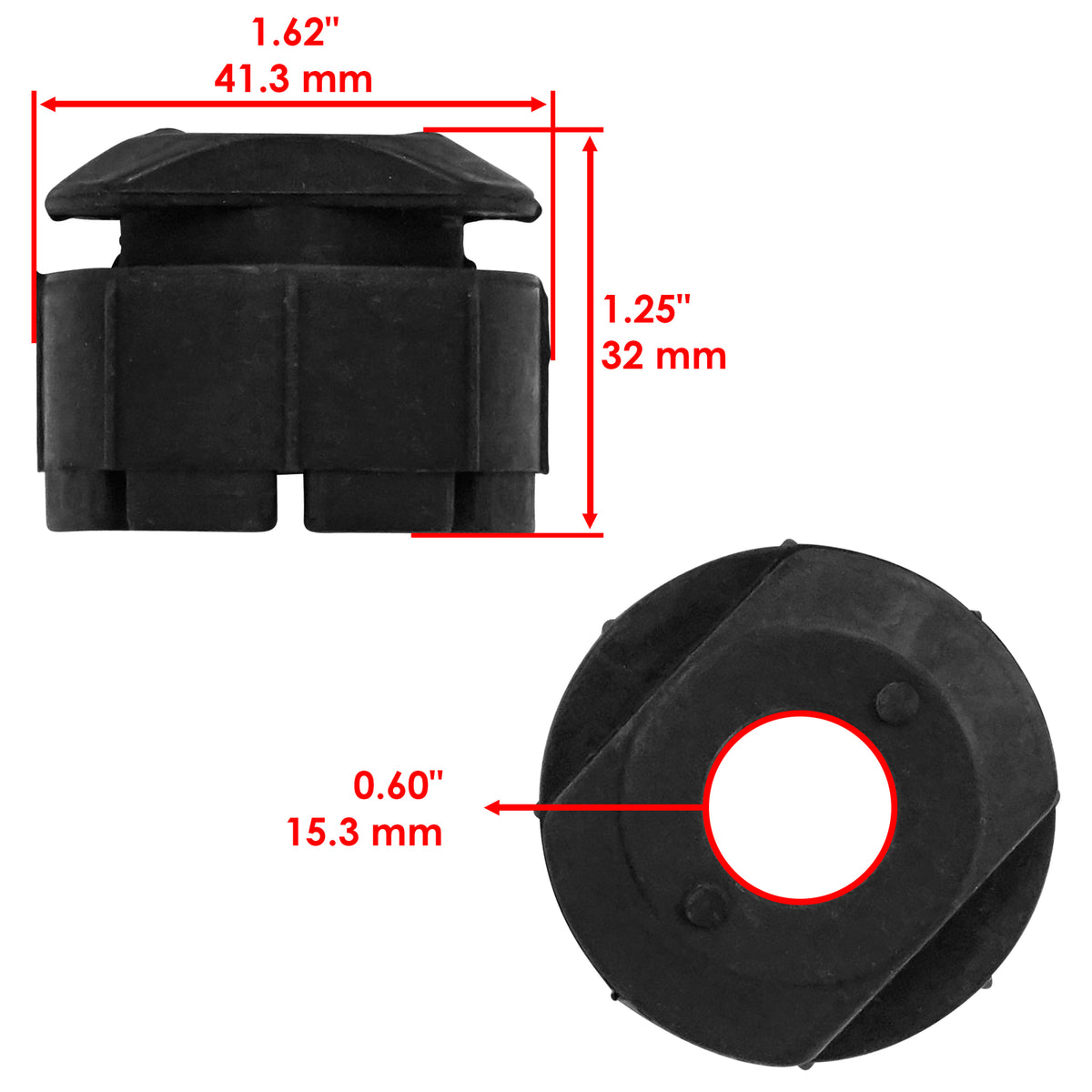 Seat Mounting Cushion Replacement for Honda Rincon 650 TRX650FA (2003–2008)