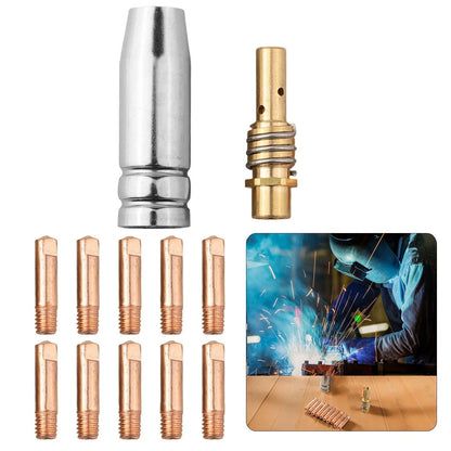 12PCS MIG Welding Kit Accessories with Gas Nozzle and Diffuser