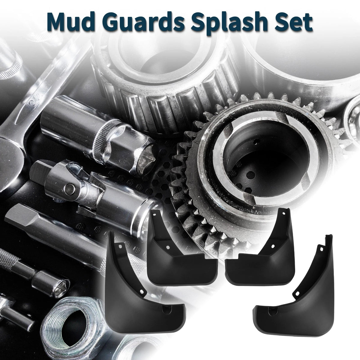 Mud Flaps Splash Guards 1 Set Mud Guards for Volkswagen CC (2008–2012)