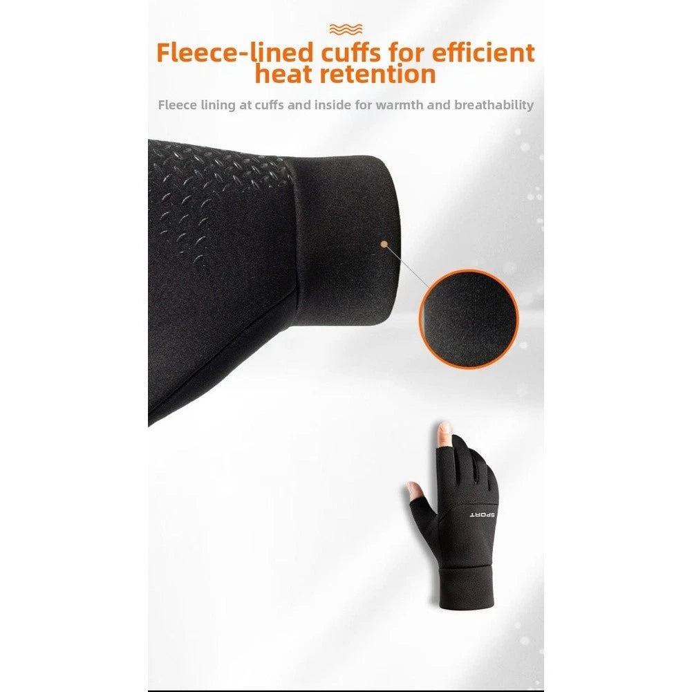 Thermal Waterproof Cycling Gloves - Windproof, Anti-Slip, Reflective Details