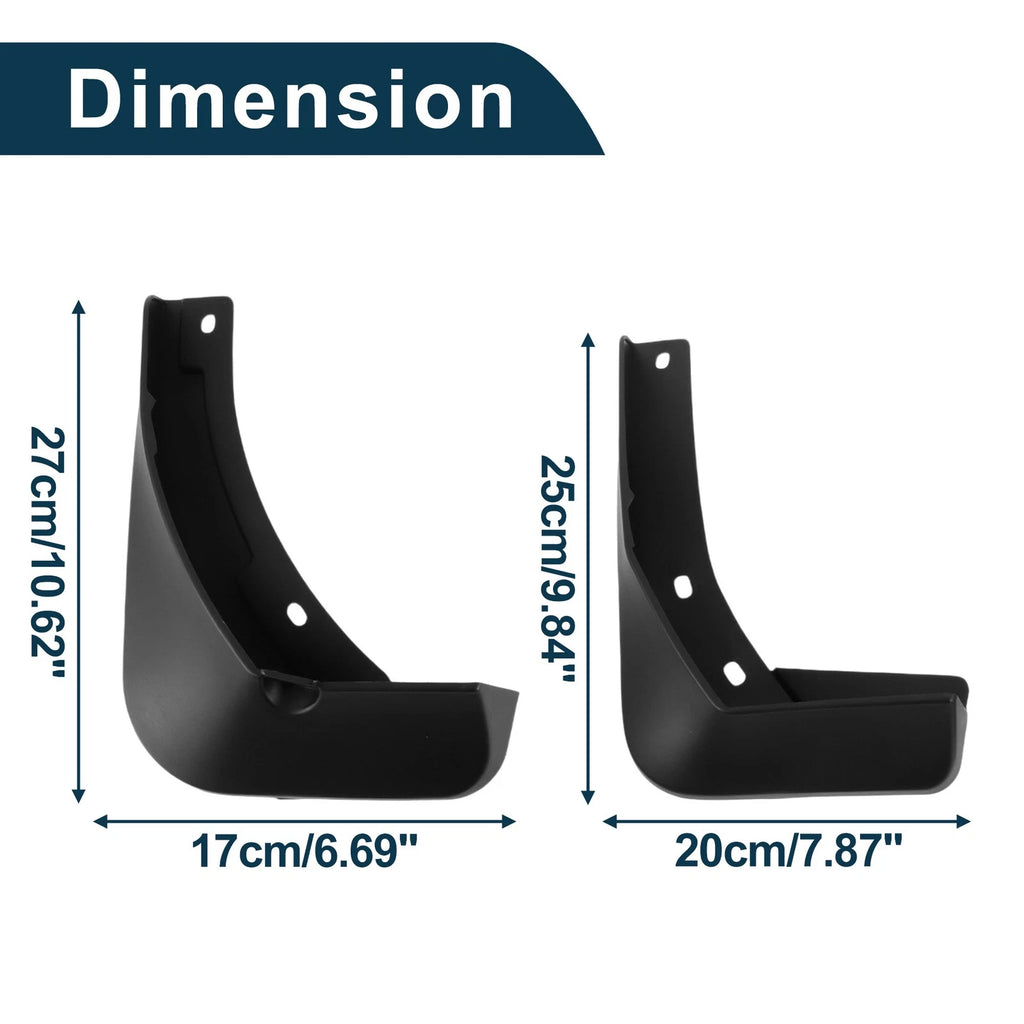 Mud Flaps Splash Guards 1 Set for Volkswagen Magotan 2016–2019