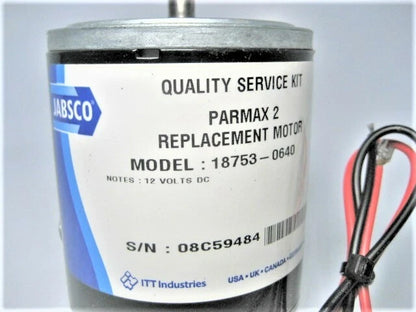 Jabsco 18753-0640 Paramax 2 12V DC Marine Pump Motor for 46010-2900 (OEM)