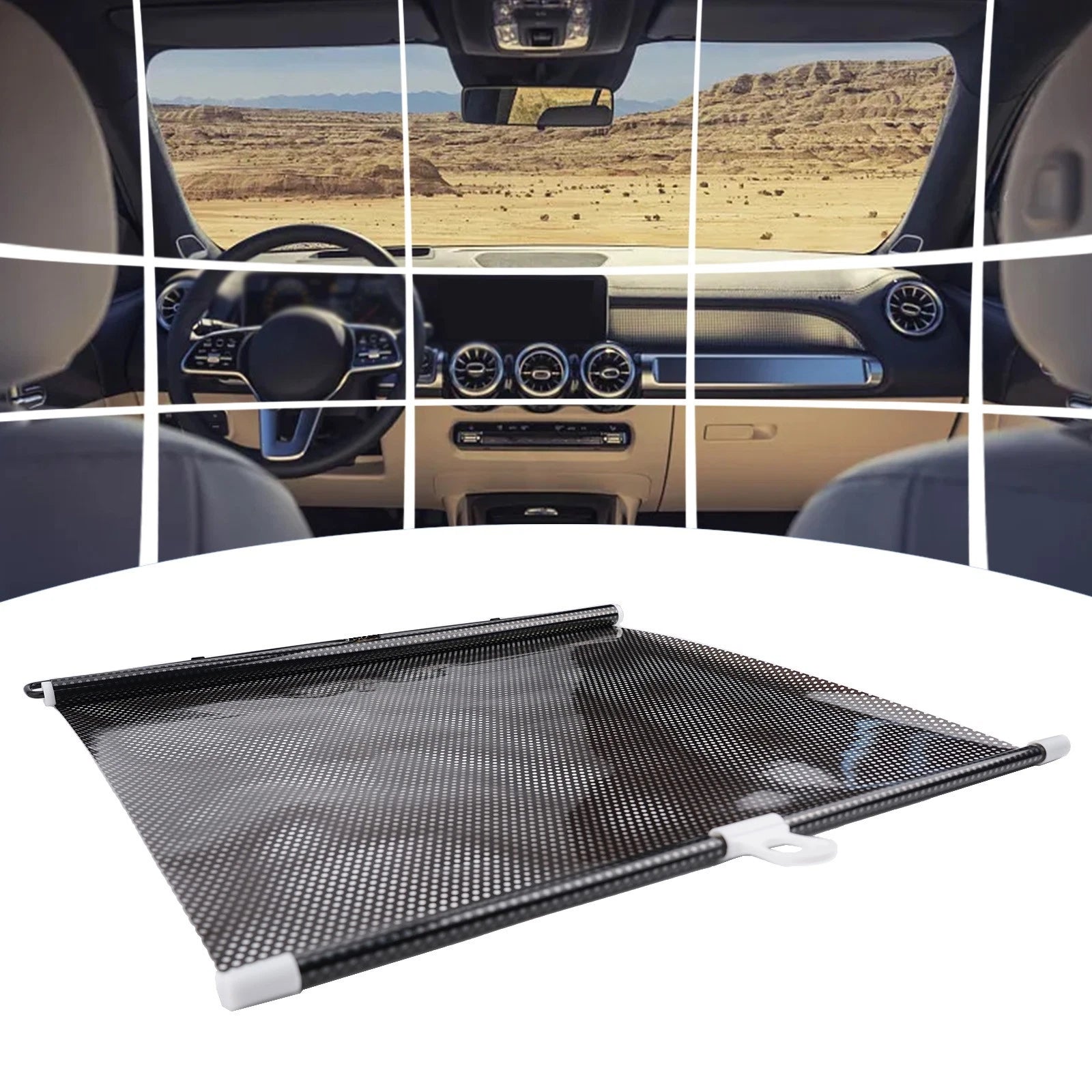 Roller Blinds for Car Bedroom Office (Suction Cup Connection)