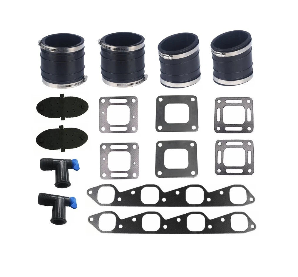 Exhaust Bellow Kit & Gasket for MerCruiser V8 330-370 (32-44348001, 27-46820, 27-863724)
