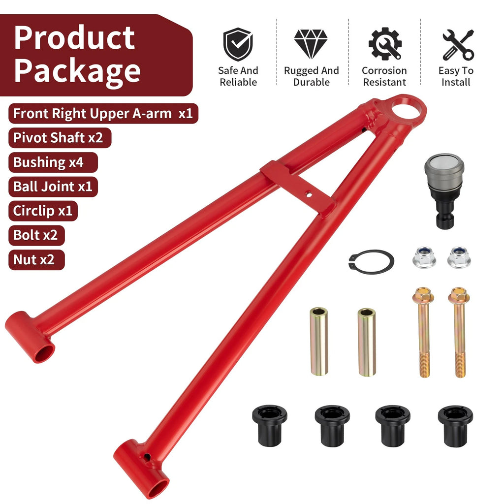 Front Right Lower A-arm & Ball Joint Kit for Polaris Sportsman Scrambler 850 1000