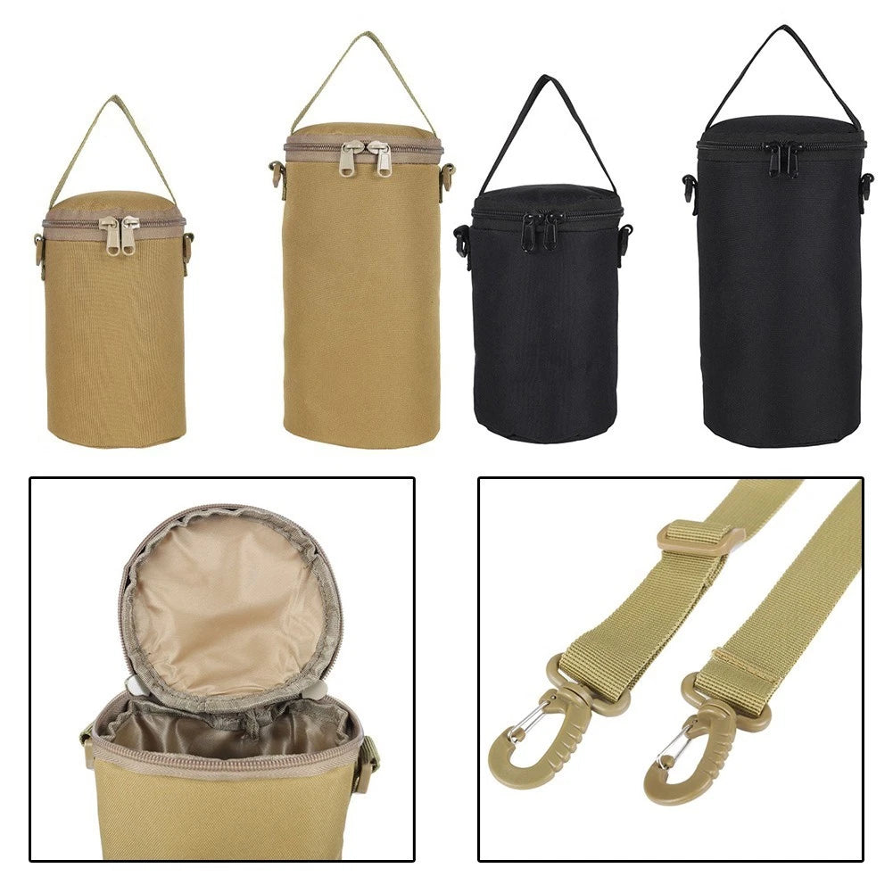 Camping Lantern Storage Bag with Strap and Zipper for Easy Outdoor Transport