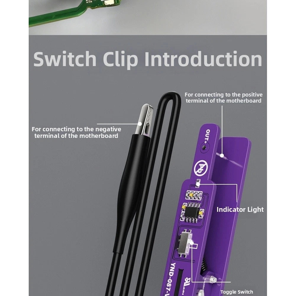 M191 Purple Power Switch Clip for Brand A Unencrypted Boards