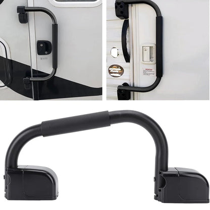 Folding Assist Handle for RV (2010–2023) - Black EVA Cushion, Secure Fixing