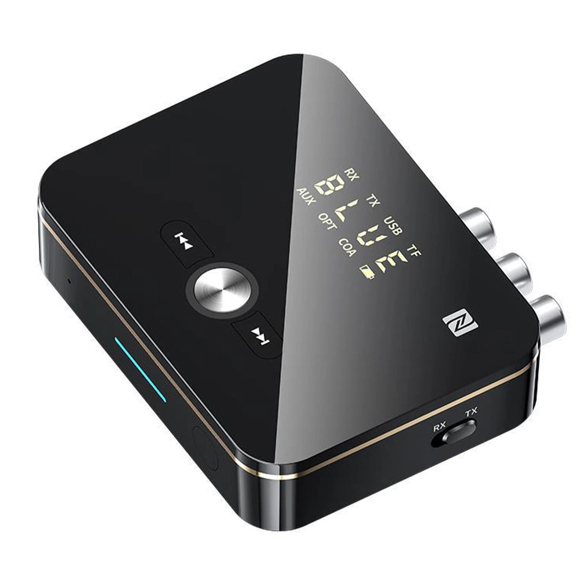 LED Bluetooth Transmitter Receiver 3.5mm AUX to 2RCA Adapter