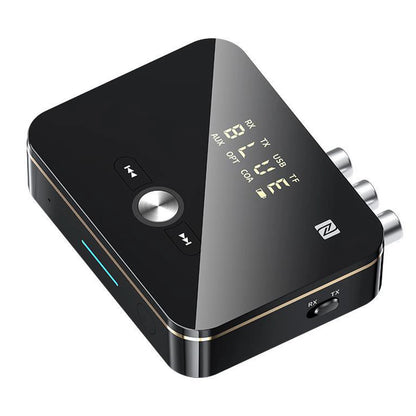 LED Bluetooth Transmitter Receiver 3.5mm AUX to 2RCA Adapter