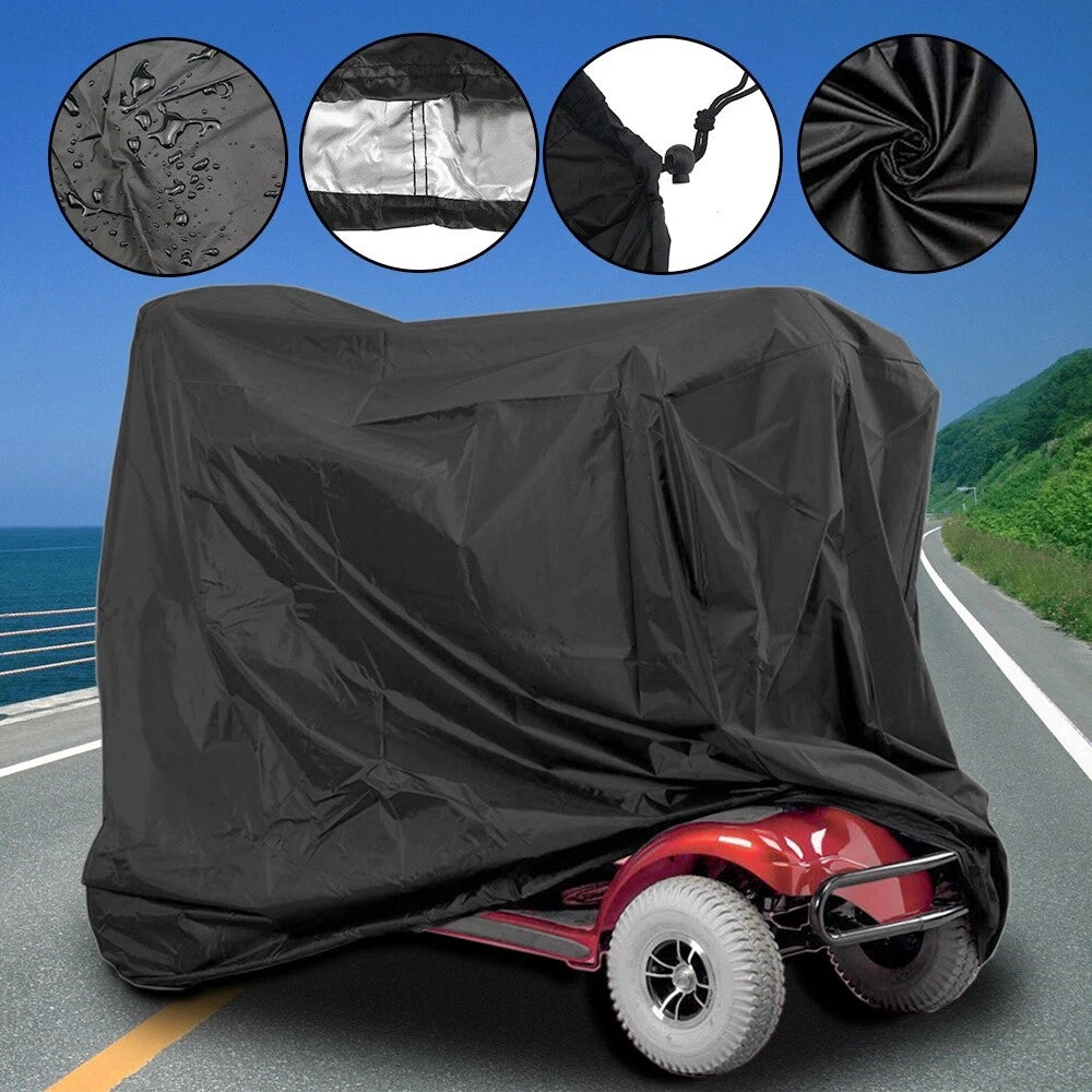 Mobility Scooter Storage Cover for 55/67/75" Models (Waterproof, Snow Protector)