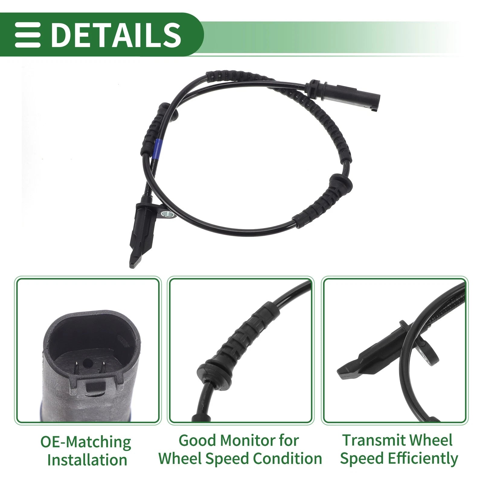 ABS Wheel Speed Sensor No. 34526850761 for Mini Cooper (2002–2008)