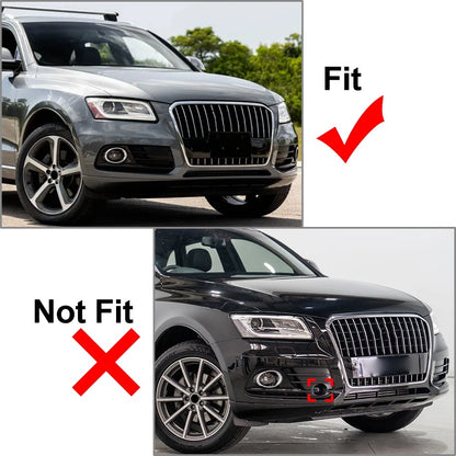 Pair Front Bumper Grill Cover Trim for Audi Q5 (2013–2017)