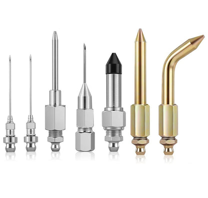 7pc Manual Grease Applicator Kit for Precise Grease Delivery