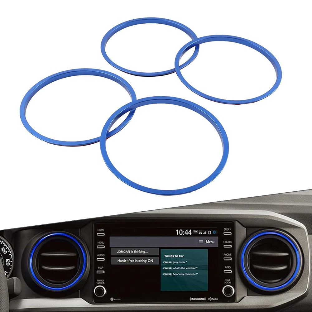 AC Outer Vent Rings Trim Covers for Toyota Tacoma (2016–2022)